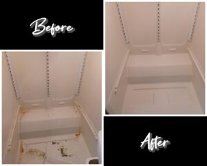 Not just surface level cleaning, we do deep cleanings on rooms and appliances.
